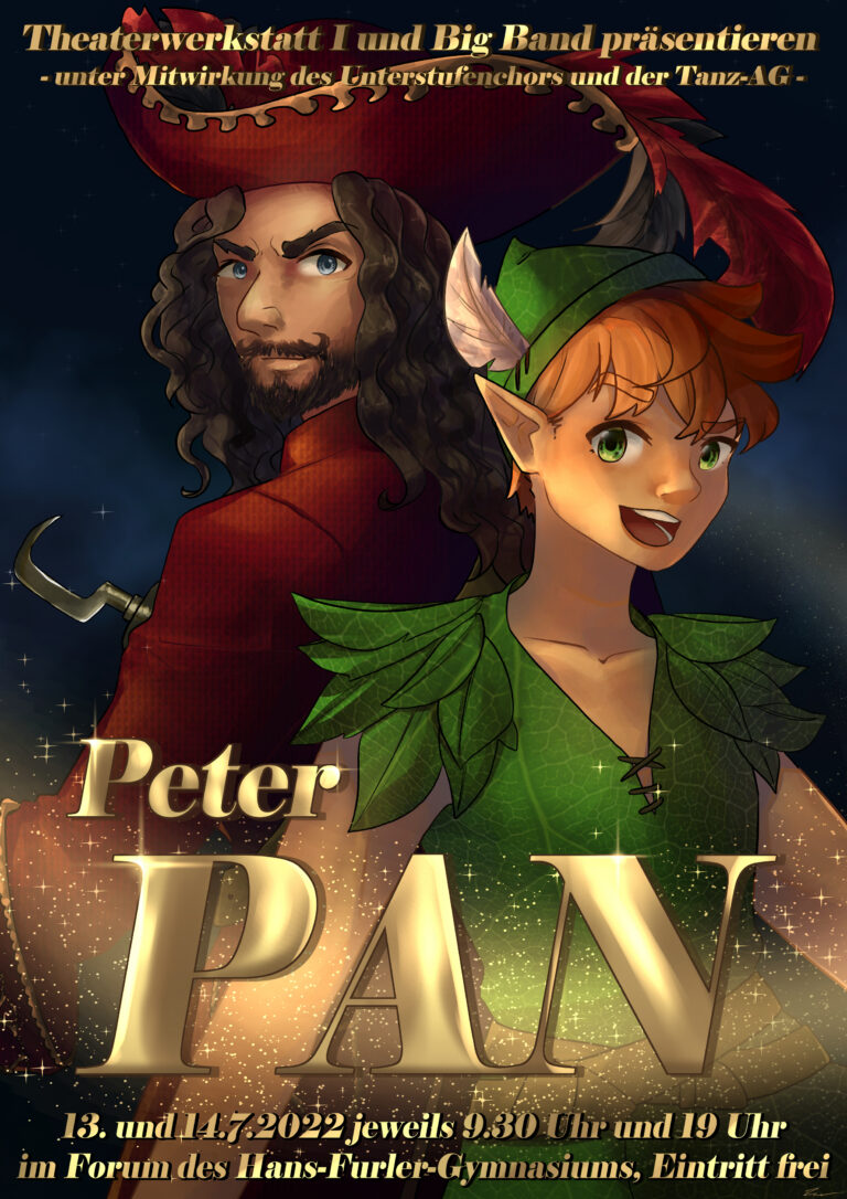 Poster für Theaterstück Peter Pan